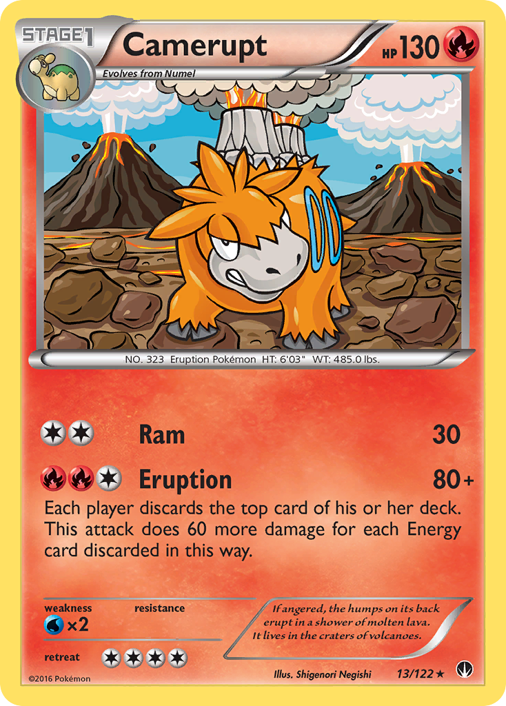 Camerupt (13/122) [XY: BREAKpoint] | Play N Trade Winnipeg