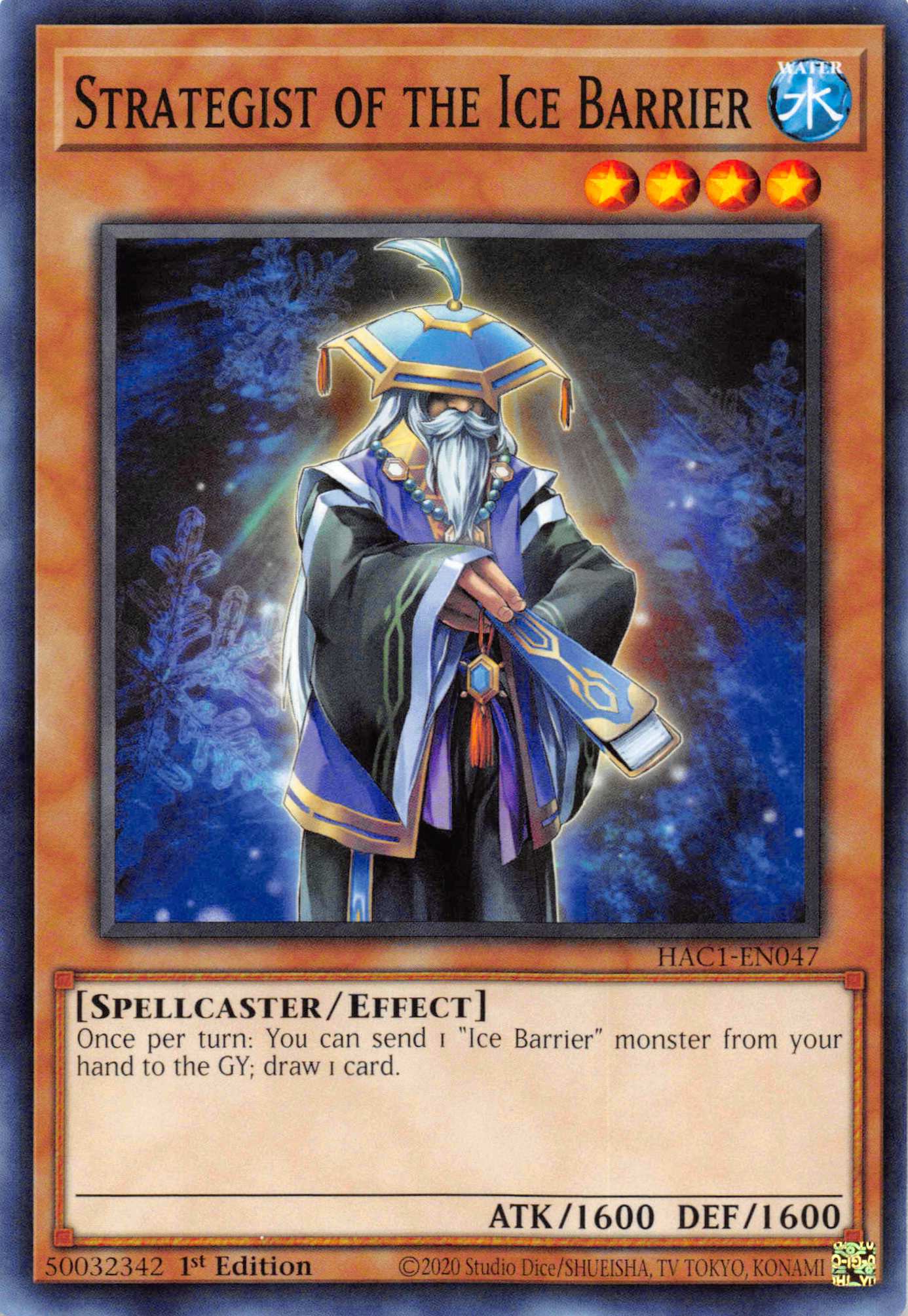 Strategist of the Ice Barrier (Duel Terminal) [HAC1-EN047] Parallel Rare | Play N Trade Winnipeg