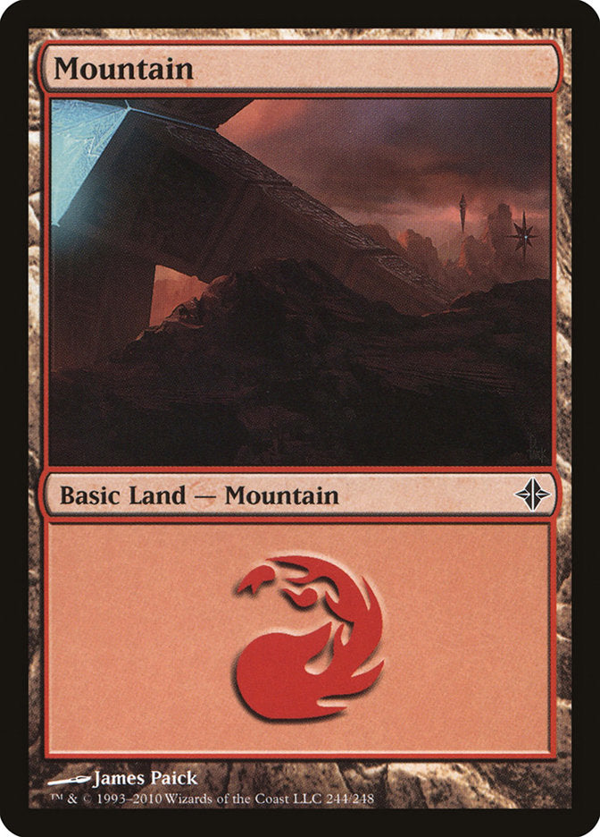 Mountain (244) [Rise of the Eldrazi] | Play N Trade Winnipeg