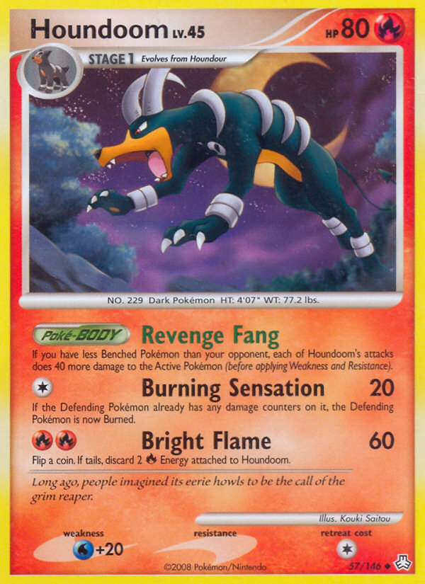 Houndoom (57/146) [Diamond & Pearl: Legends Awakened] | Play N Trade Winnipeg