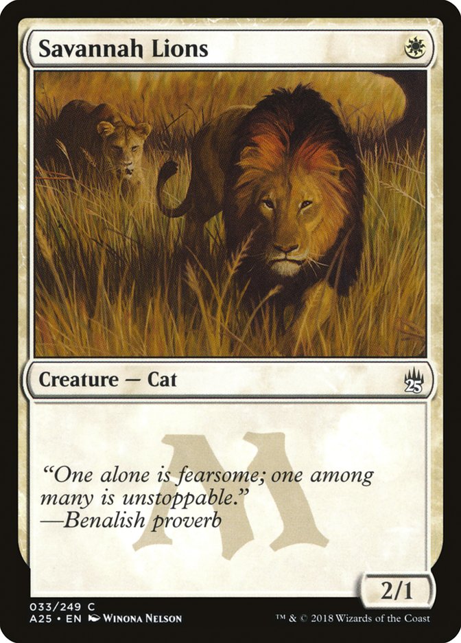 Savannah Lions [Masters 25] | Play N Trade Winnipeg