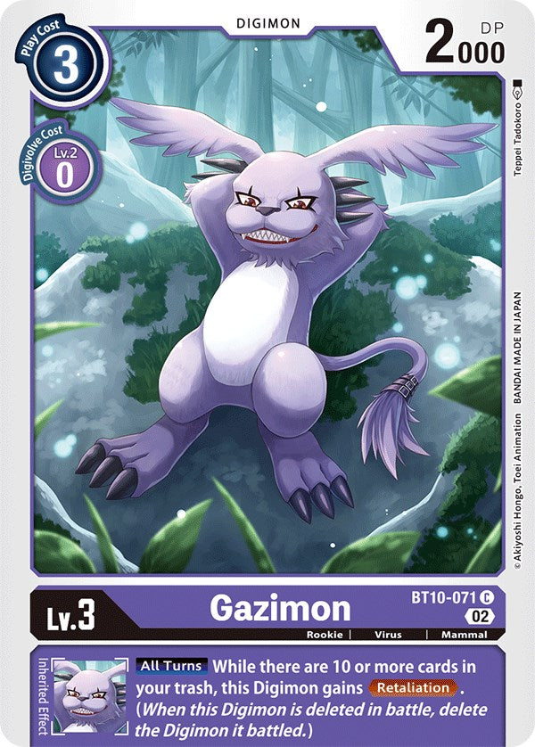 Gazimon [BT10-071] [Xros Encounter] | Play N Trade Winnipeg