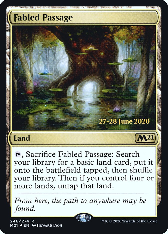 Fabled Passage  [Core Set 2021 Prerelease Promos] | Play N Trade Winnipeg