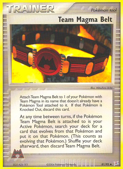 Team Magma Belt (81/95) [EX: Team Magma vs Team Aqua] | Play N Trade Winnipeg