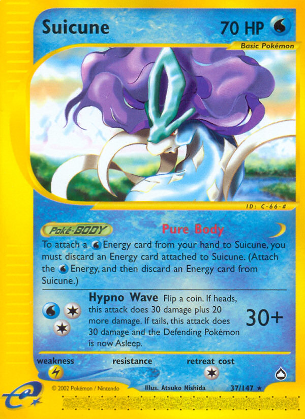 Suicune (37/147) [Aquapolis] | Play N Trade Winnipeg