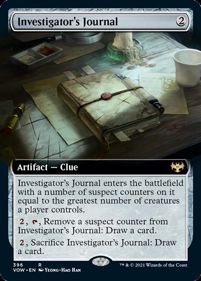 Investigator's Journal (Extended) [Innistrad: Crimson Vow] | Play N Trade Winnipeg