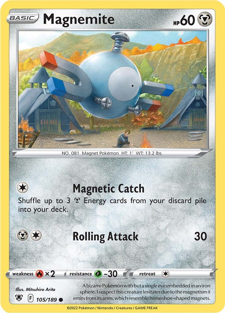 Magnemite (105/189) [Sword & Shield: Astral Radiance] | Play N Trade Winnipeg