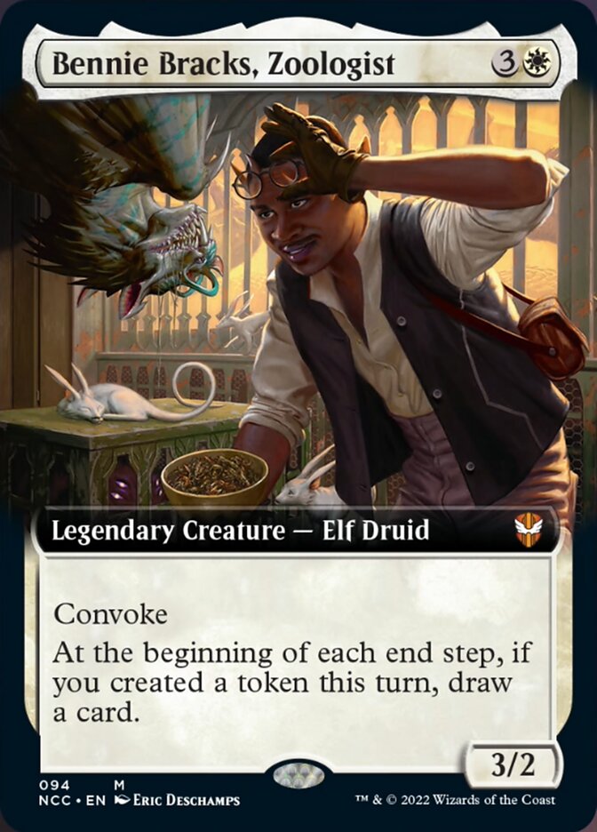 Bennie Bracks, Zoologist (Extended Art) [Streets of New Capenna Commander] | Play N Trade Winnipeg