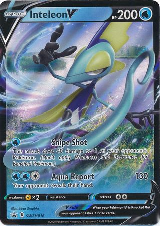 Inteleon V (SWSH016) [Sword & Shield: Black Star Promos] | Play N Trade Winnipeg