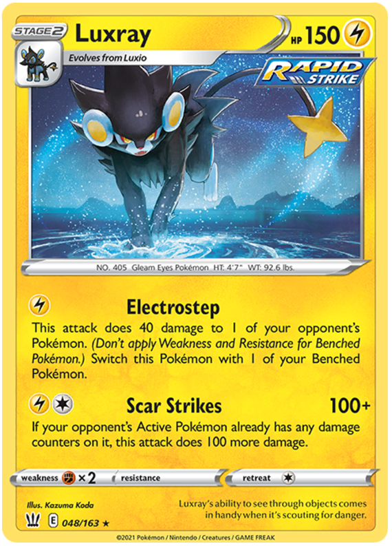 Luxray (048/163) [Sword & Shield: Battle Styles] | Play N Trade Winnipeg