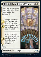 Michiko's Reign of Truth // Portrait of Michiko [Kamigawa: Neon Dynasty] | Play N Trade Winnipeg