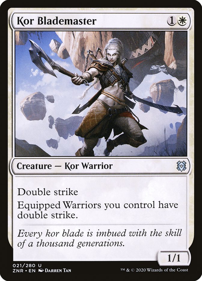 Kor Blademaster [Zendikar Rising] | Play N Trade Winnipeg