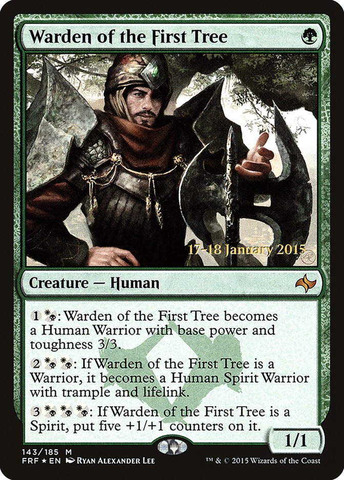 Warden of the First Tree  [Fate Reforged Prerelease Promos] | Play N Trade Winnipeg