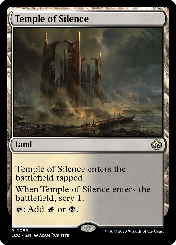 Temple of Silence [The Lost Caverns of Ixalan Commander] | Play N Trade Winnipeg