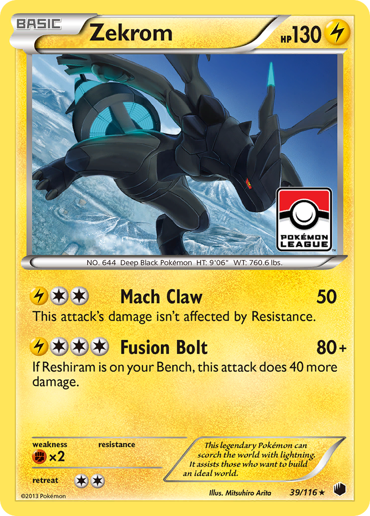 Zekrom (39/116) [Black & White: Plasma Freeze] | Play N Trade Winnipeg