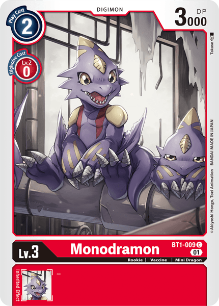 Monodramon [BT1-009] (Alternative Art) [Starter Deck: Gallantmon] | Play N Trade Winnipeg