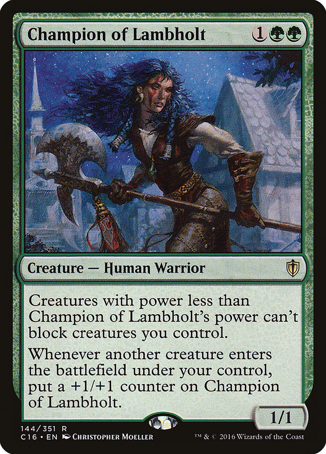 Champion of Lambholt [Commander 2016] | Play N Trade Winnipeg