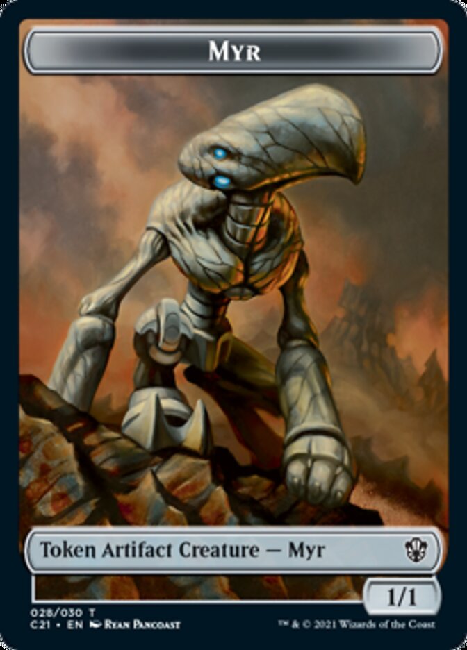 Myr // Treasure Token [Commander 2021 Tokens] | Play N Trade Winnipeg