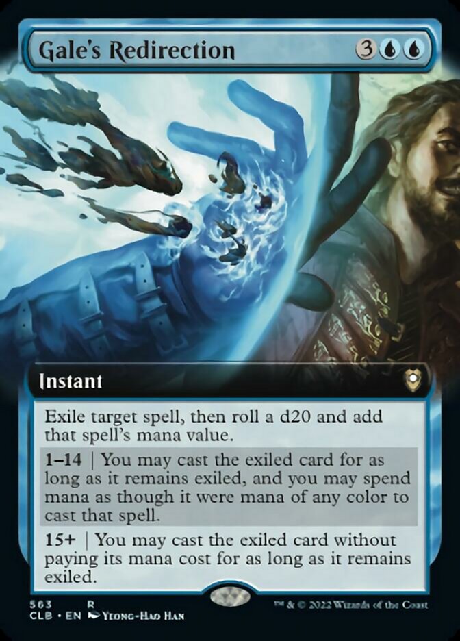 Gale's Redirection (Extended Art) [Commander Legends: Battle for Baldur's Gate] | Play N Trade Winnipeg