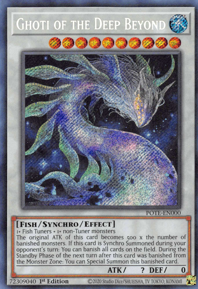 Ghoti of the Deep Beyond [POTE-EN000] Secret Rare | Play N Trade Winnipeg