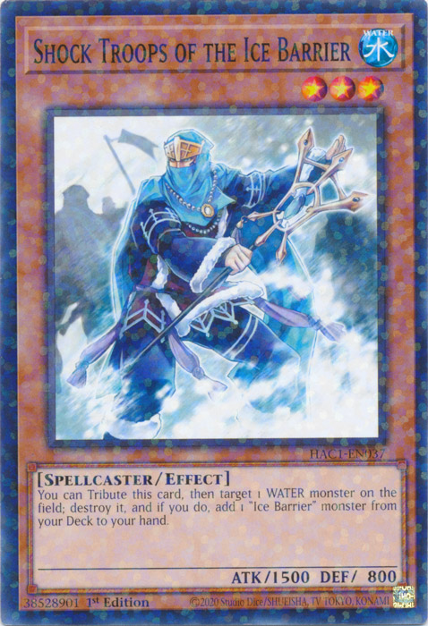 Shock Troops of the Ice Barrier (Duel Terminal) [HAC1-EN037] Common | Play N Trade Winnipeg