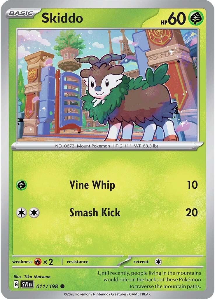 Skiddo (011/198) [Scarlet & Violet: Base Set] | Play N Trade Winnipeg