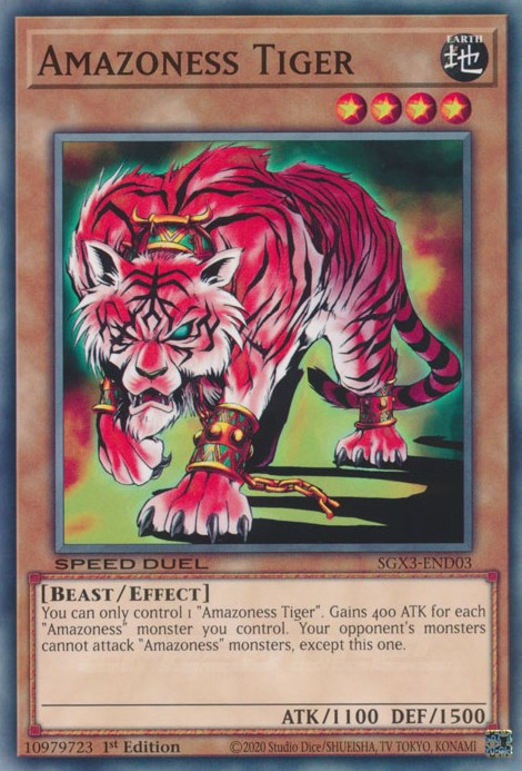 Amazoness Tiger [SGX3-END03] Common | Play N Trade Winnipeg