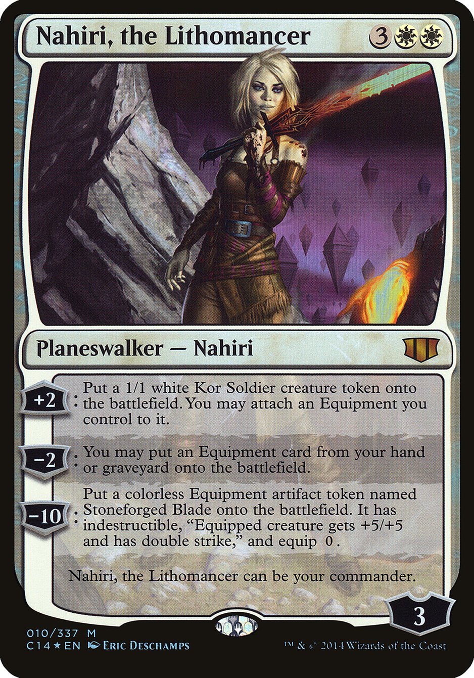 Nahiri, the Lithomancer (Oversized) [Commander 2014 Oversized] | Play N Trade Winnipeg