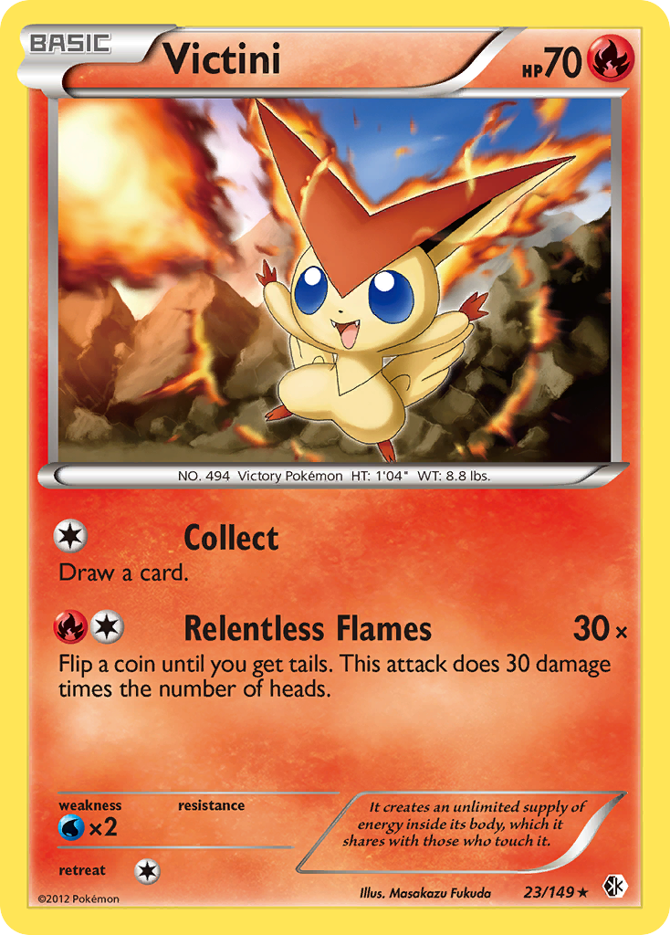 Victini (23/149) [Black & White: Boundaries Crossed] | Play N Trade Winnipeg