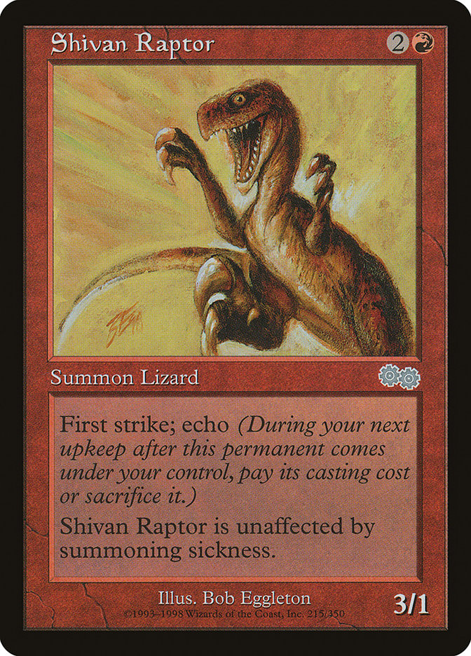 Shivan Raptor [Urza's Saga] | Play N Trade Winnipeg