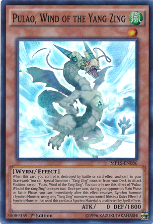 Pulao, Wind of the Yang Zing [MP15-EN086] Super Rare | Play N Trade Winnipeg