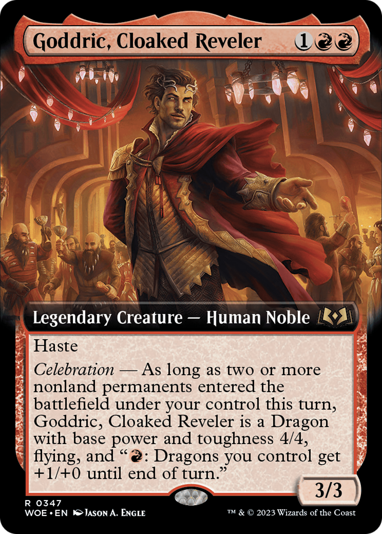 Goddric, Cloaked Reveler (Extended Art) [Wilds of Eldraine] | Play N Trade Winnipeg