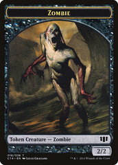 Ob Nixilis of the Black Oath Emblem // Zombie (016/036) Double-sided Token [Commander 2014 Tokens] | Play N Trade Winnipeg