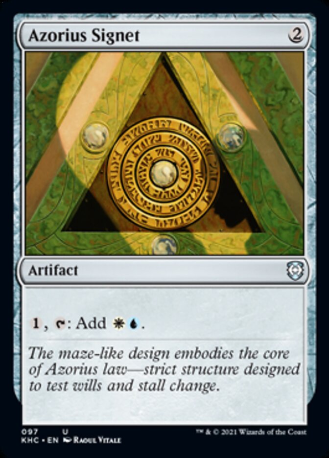 Azorius Signet [Kaldheim Commander] | Play N Trade Winnipeg