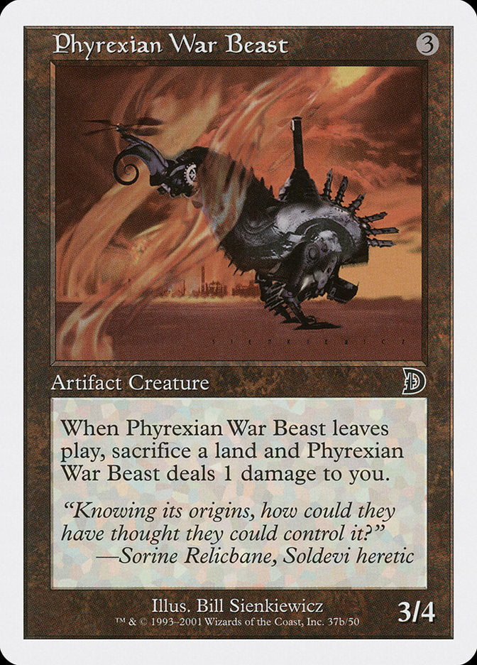 Phyrexian War Beast (Signature on Right) [Deckmasters] | Play N Trade Winnipeg