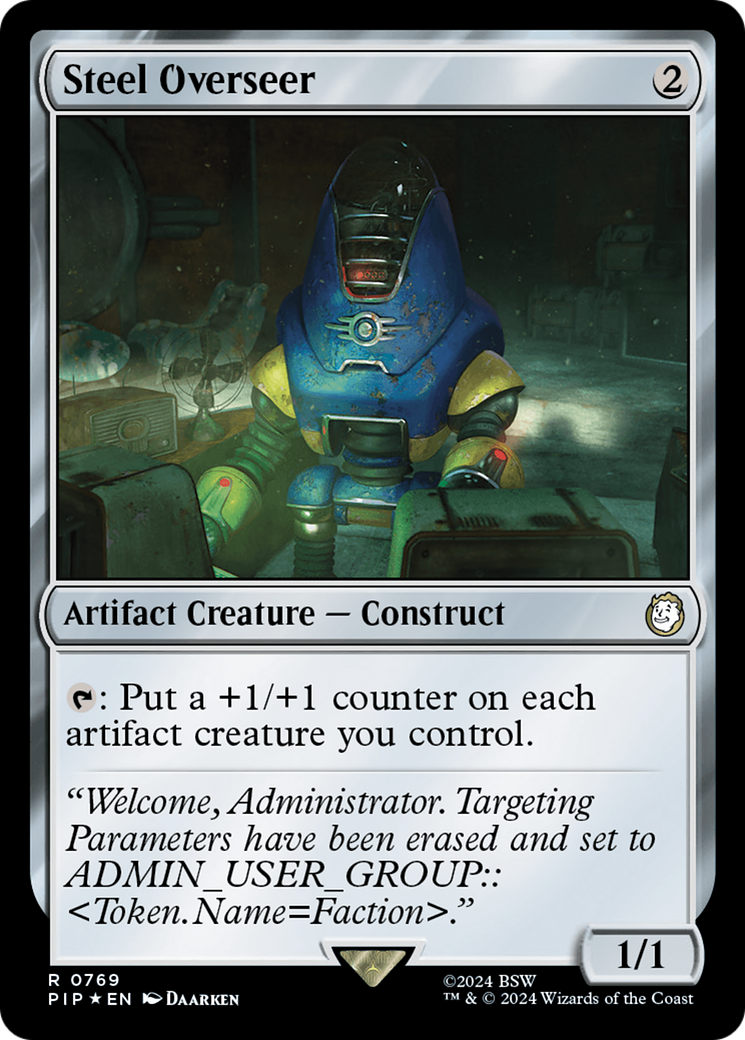 Steel Overseer (Surge Foil) [Fallout] | Play N Trade Winnipeg