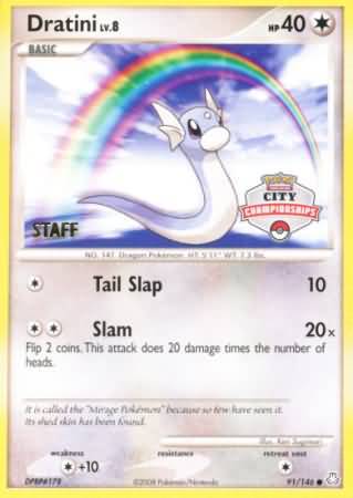 Dratini (91/146) (City Championship Promo Staff) [Diamond & Pearl: Legends Awakened] | Play N Trade Winnipeg