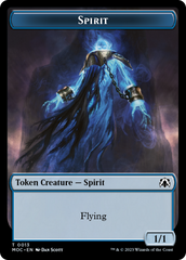 Spirit (9) // Spirit (13) Double-Sided Token [March of the Machine Commander Tokens] | Play N Trade Winnipeg