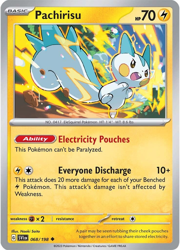 Pachirisu (068/198) [Scarlet & Violet: Base Set] | Play N Trade Winnipeg