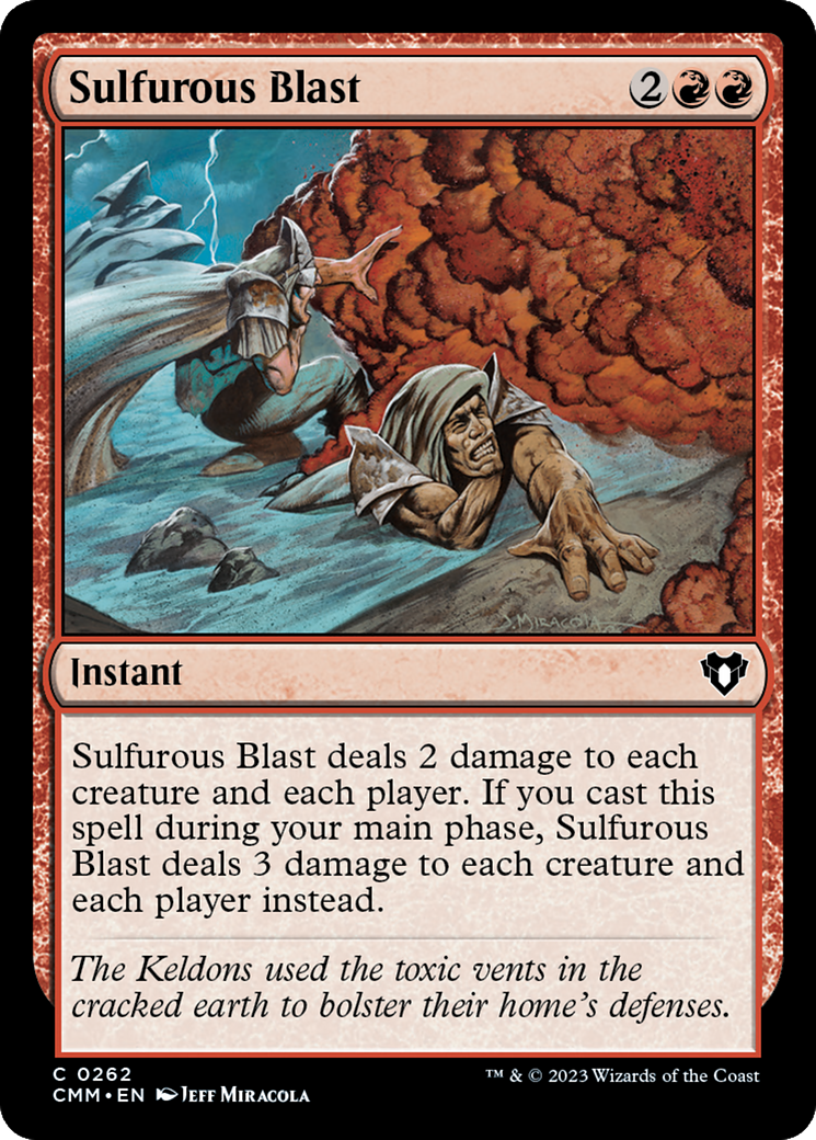 Sulfurous Blast [Commander Masters] | Play N Trade Winnipeg