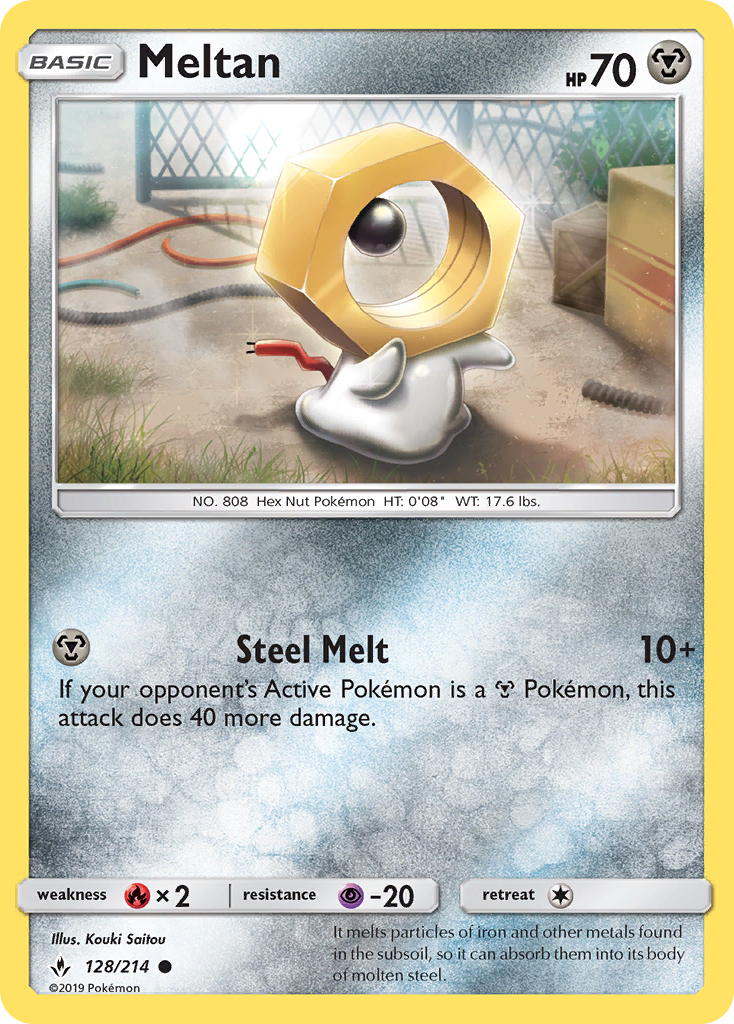 Meltan (128/214) [Sun & Moon: Unbroken Bonds] | Play N Trade Winnipeg