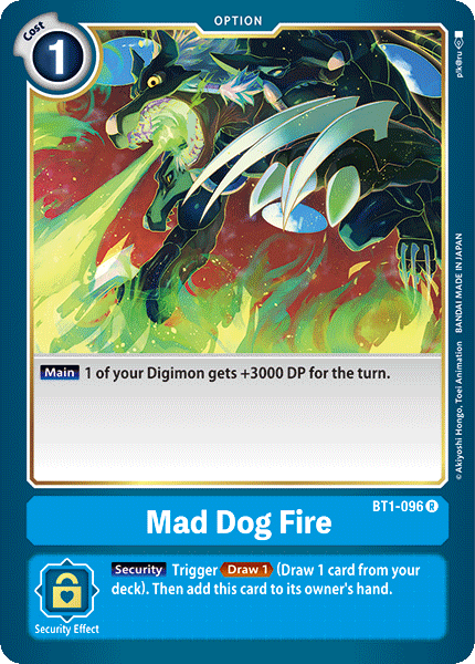 Mad Dog Fire [BT1-096] [Release Special Booster Ver.1.0] | Play N Trade Winnipeg