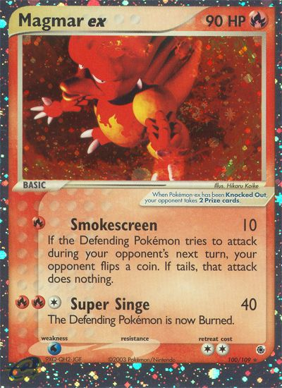 Magmar ex (100/109) [EX: Ruby & Sapphire] | Play N Trade Winnipeg