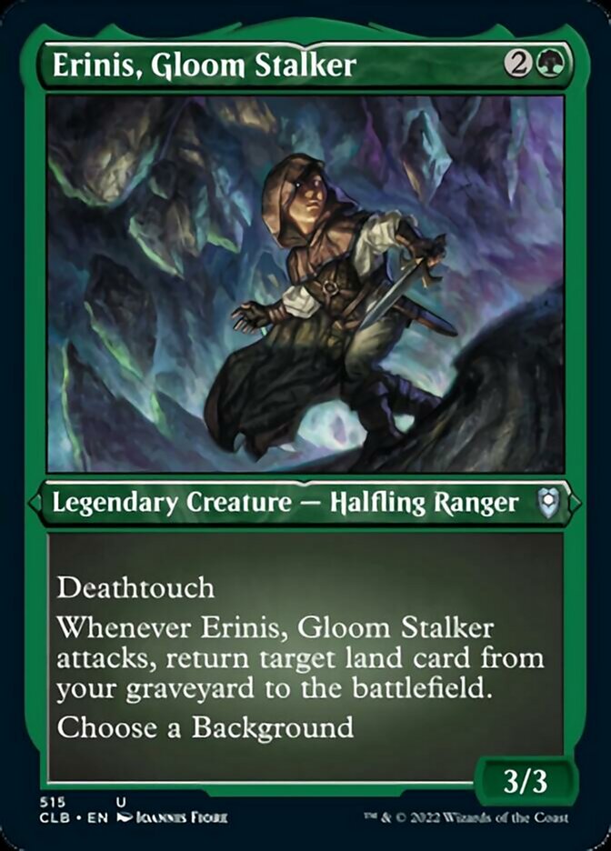 Erinis, Gloom Stalker (Foil Etched) [Commander Legends: Battle for Baldur's Gate] | Play N Trade Winnipeg