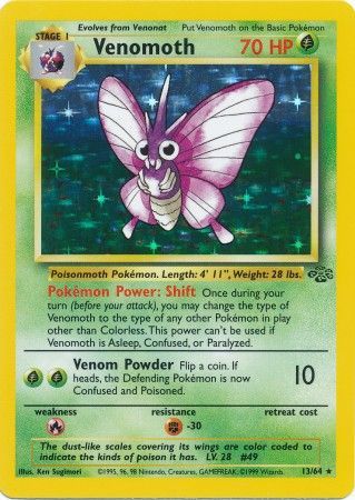 Venomoth (13/64) [Jungle Unlimited] | Play N Trade Winnipeg