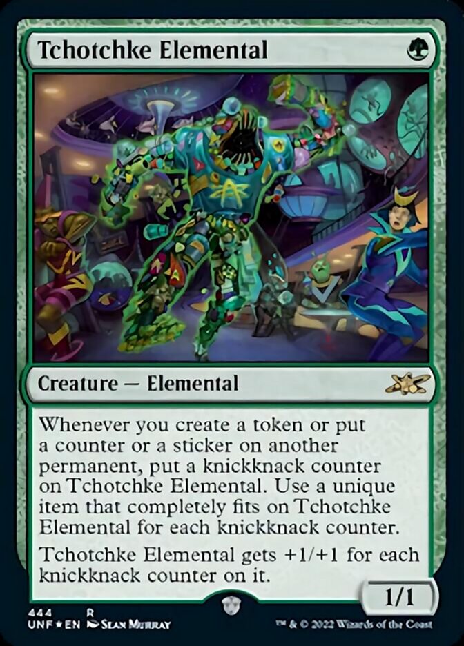 Tchotchke Elemental (Galaxy Foil) [Unfinity] | Play N Trade Winnipeg