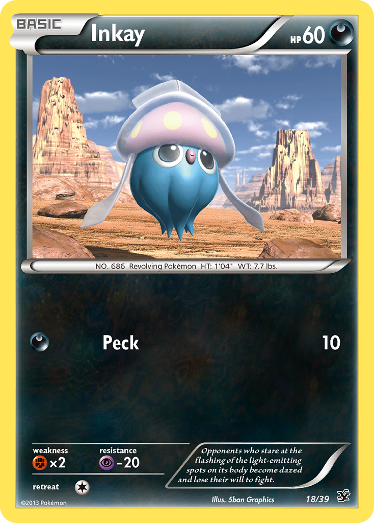 Inkay (18/39) [XY: Kalos Starter Set] | Play N Trade Winnipeg