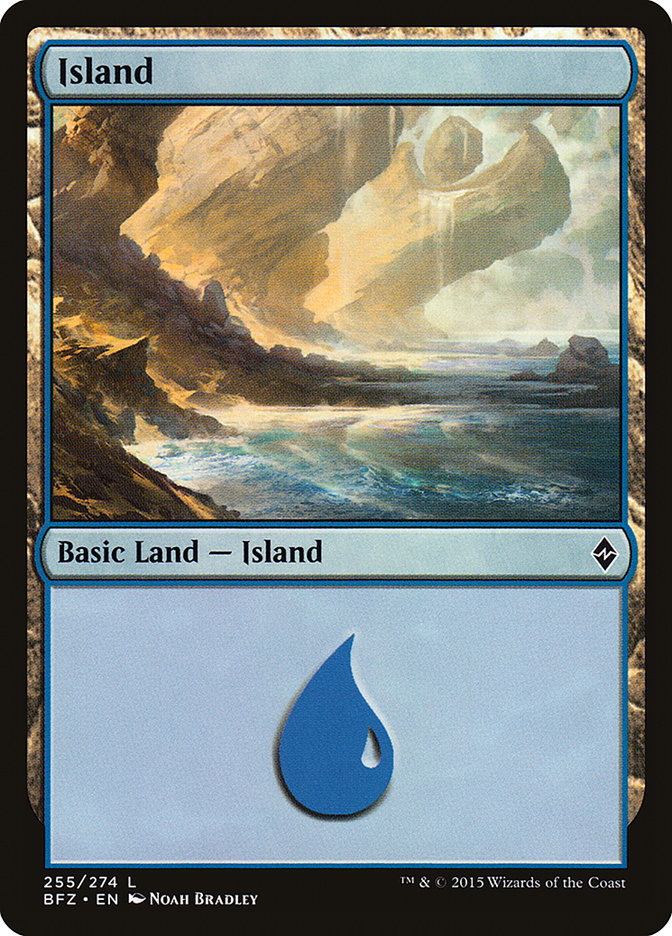 Island (255a) [Battle for Zendikar] | Play N Trade Winnipeg