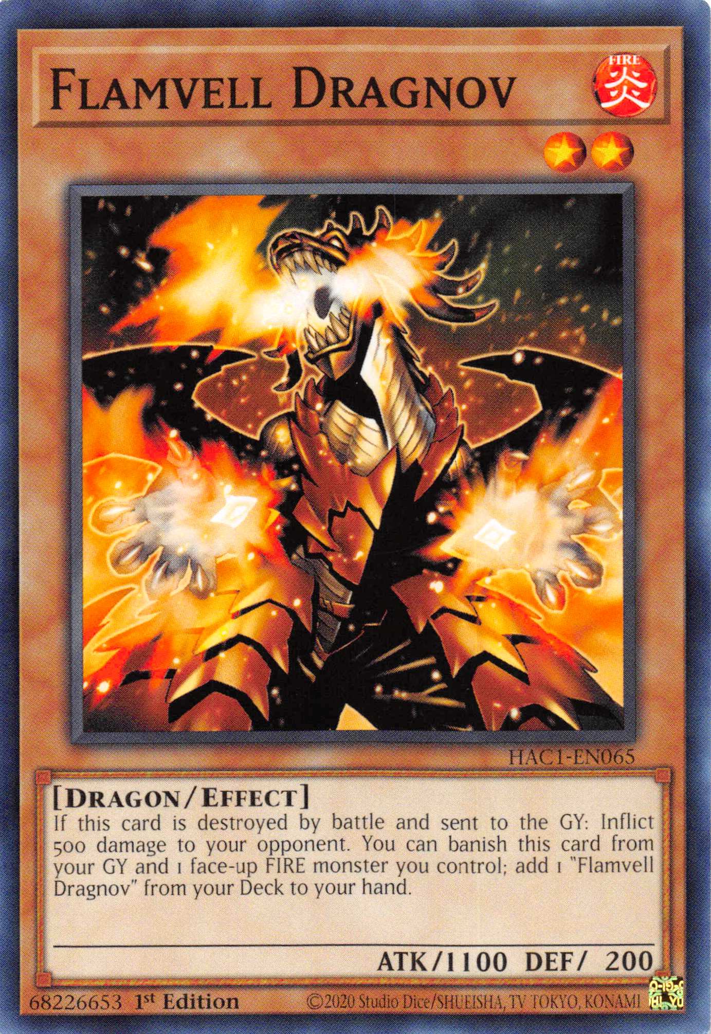 Flamvell Dragnov [HAC1-EN065] Common | Play N Trade Winnipeg