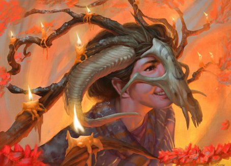 Hedgewitch's Mask Art Card [Innistrad: Midnight Hunt Art Series] | Play N Trade Winnipeg